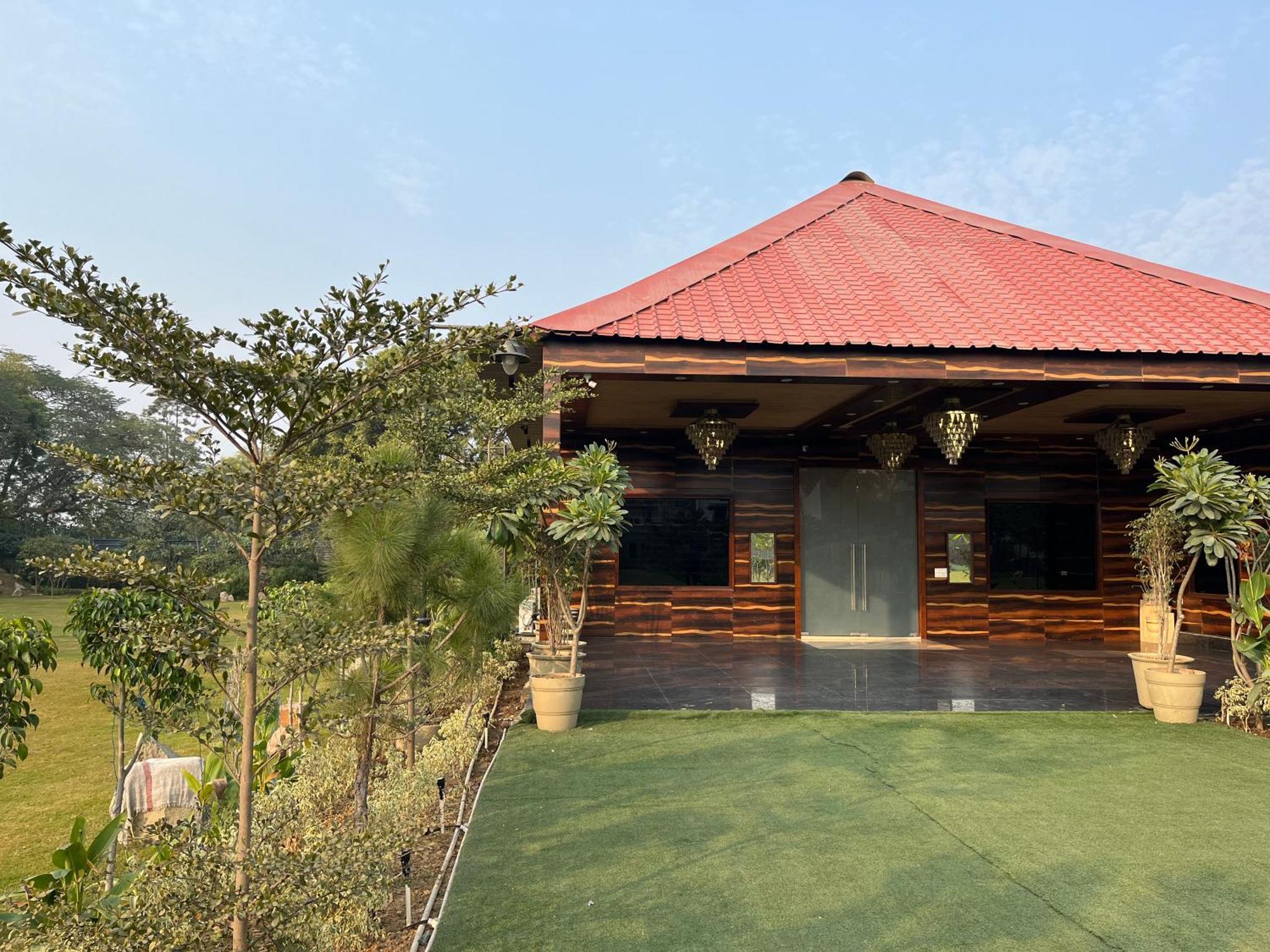 The Green Wood Palace I Farm House I Wedding I Party I 87Oo2O5865 Villa Gurgaon Buitenkant foto